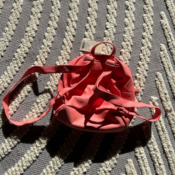 Pink Flower retro y2k pop hippie mini backpack Barbiecore - Picture 6 of 6